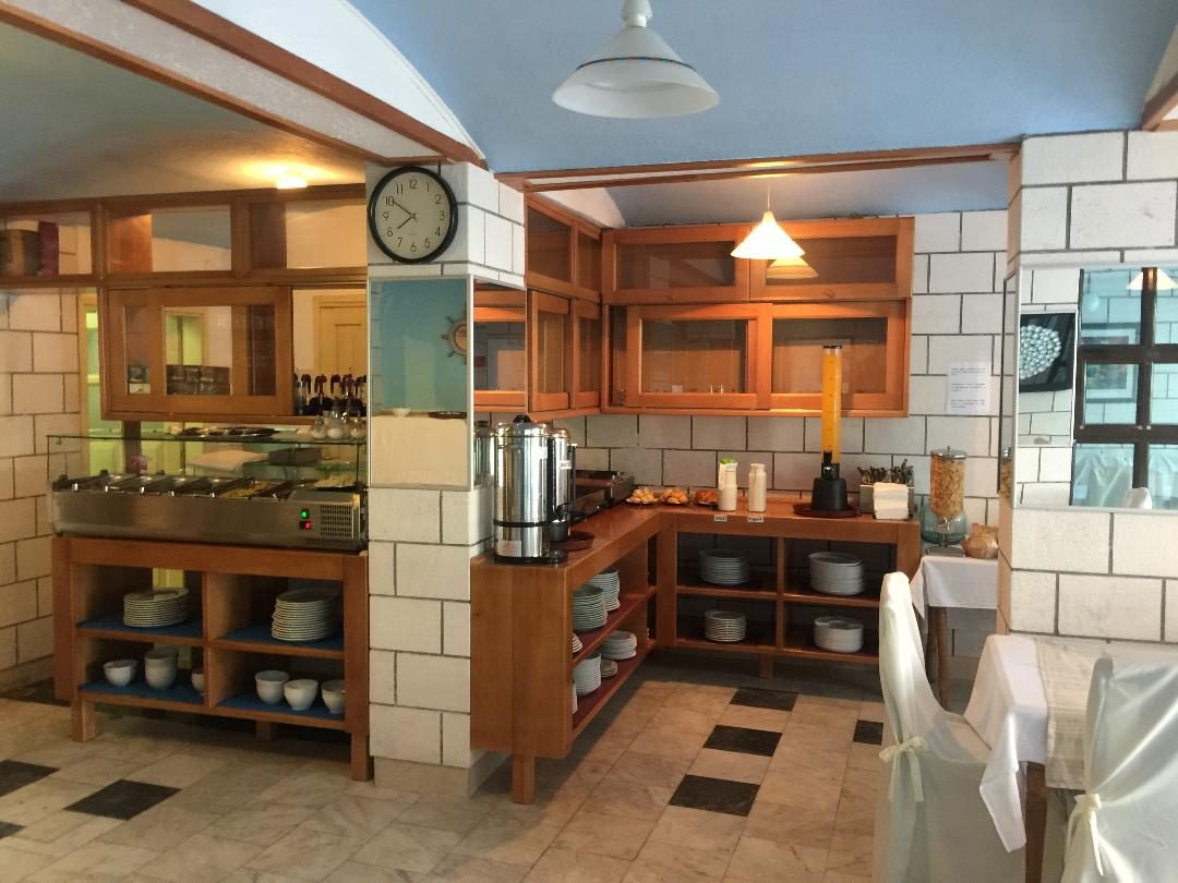 Restaurant im Erdgeschoss des Hotel Kuč