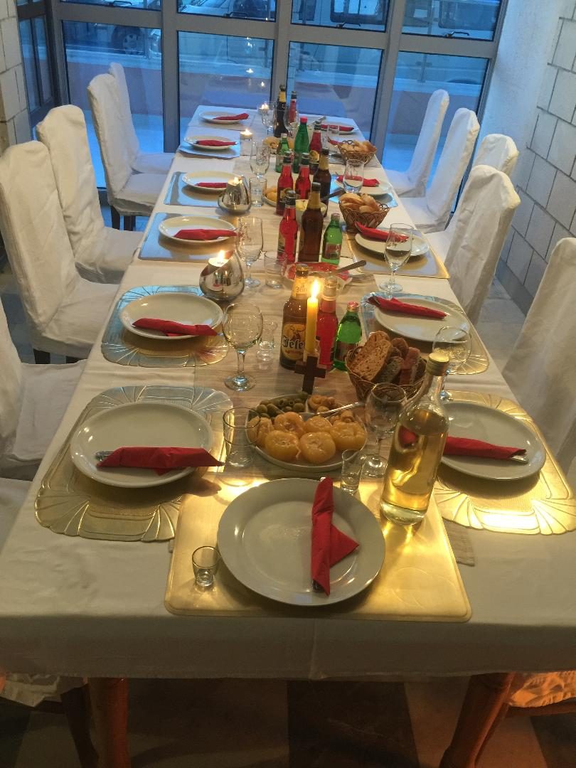 Restaurant im Erdgeschoss des Hotel Kuč